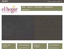 Tablet Screenshot of elhogar.org